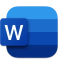 Microsoft Word for iOS icon
